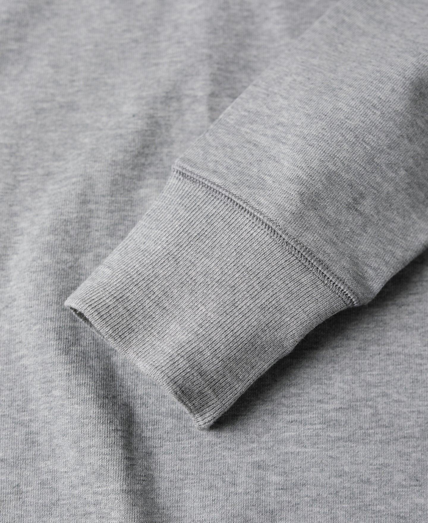 Vintage Long Sleeve Henley Shirt - Gray Product Image