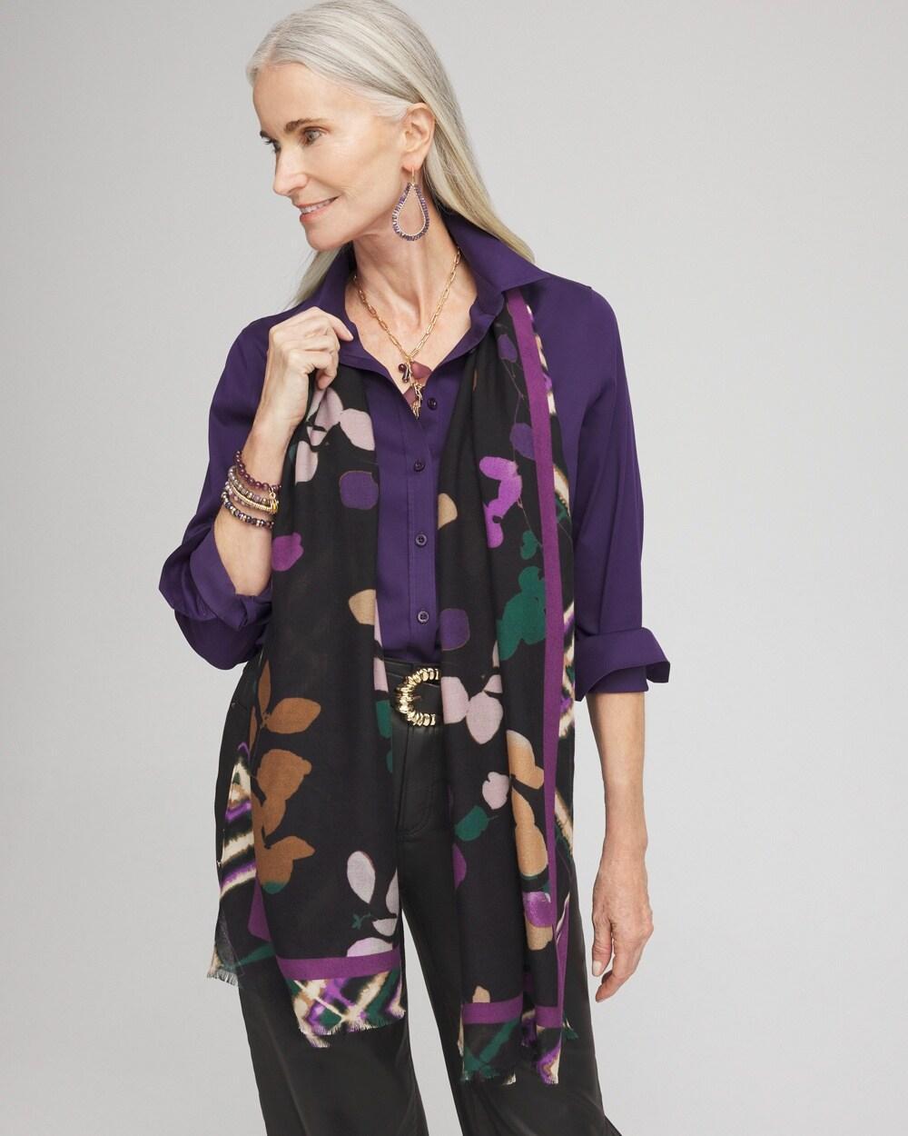 Floral Sprigs Oblong Scarf Product Image