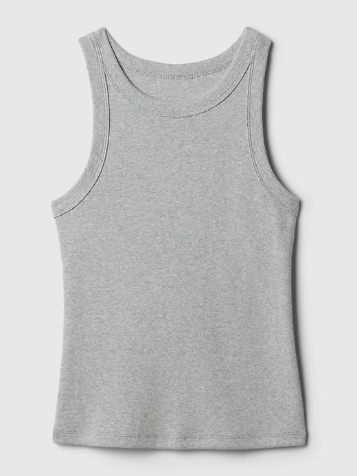 Modern Rib Halter Tank Top Product Image