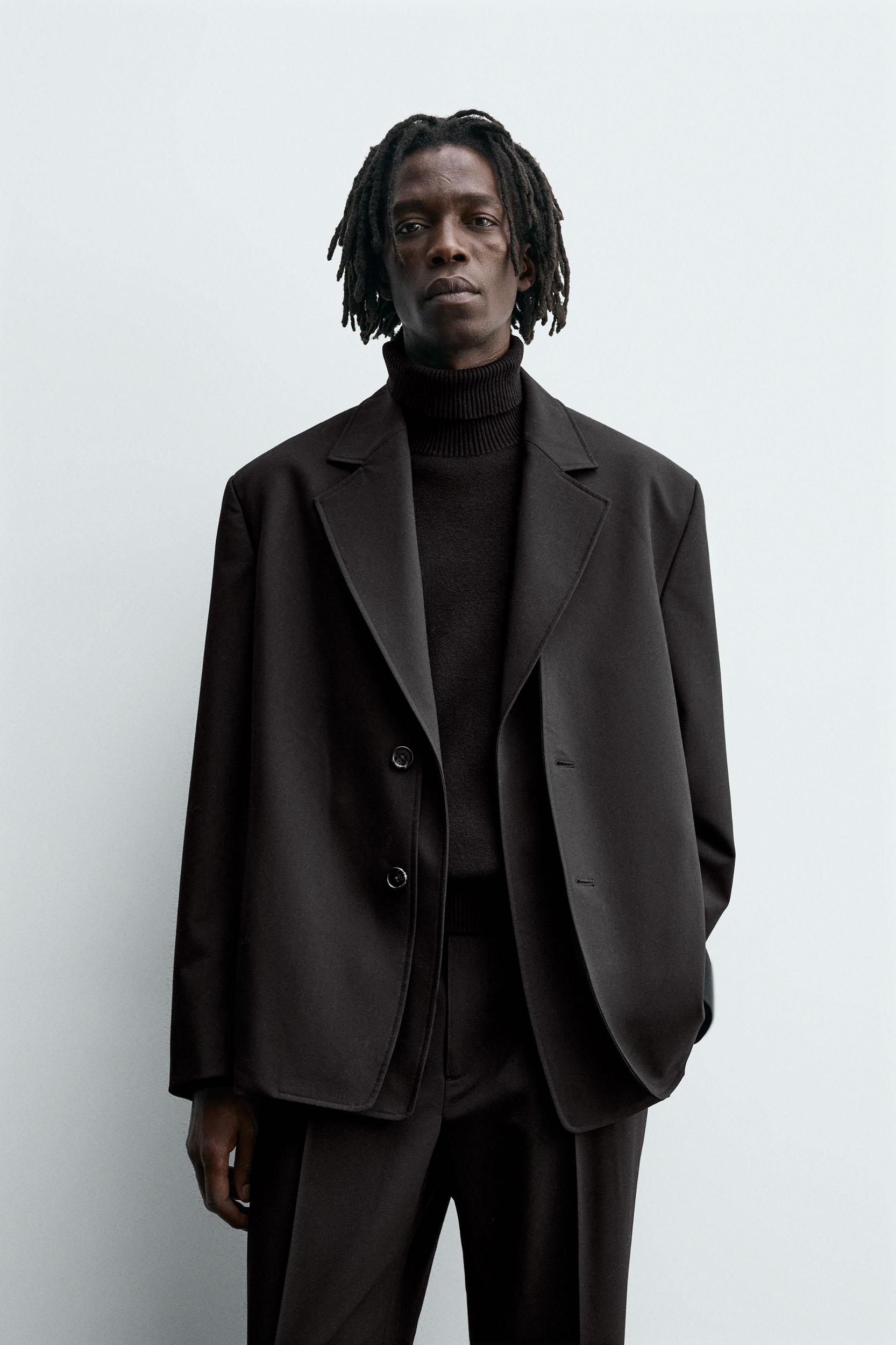 SUIT JACKET WITH REMOVABLE LAPEL Product Image