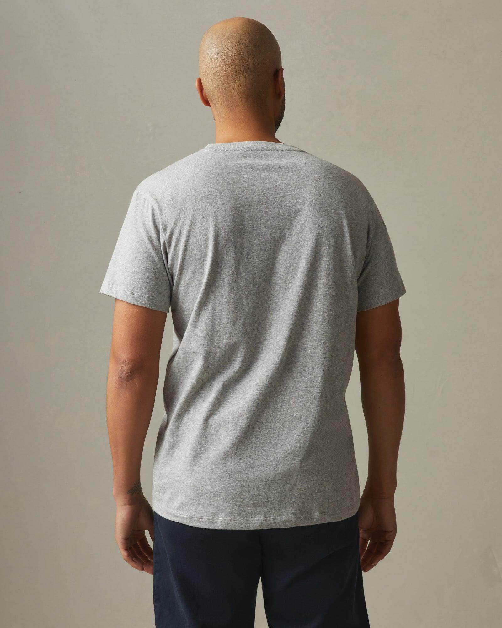 Classic Cotton V-neck Tee - Athletic Heather Male Product Image