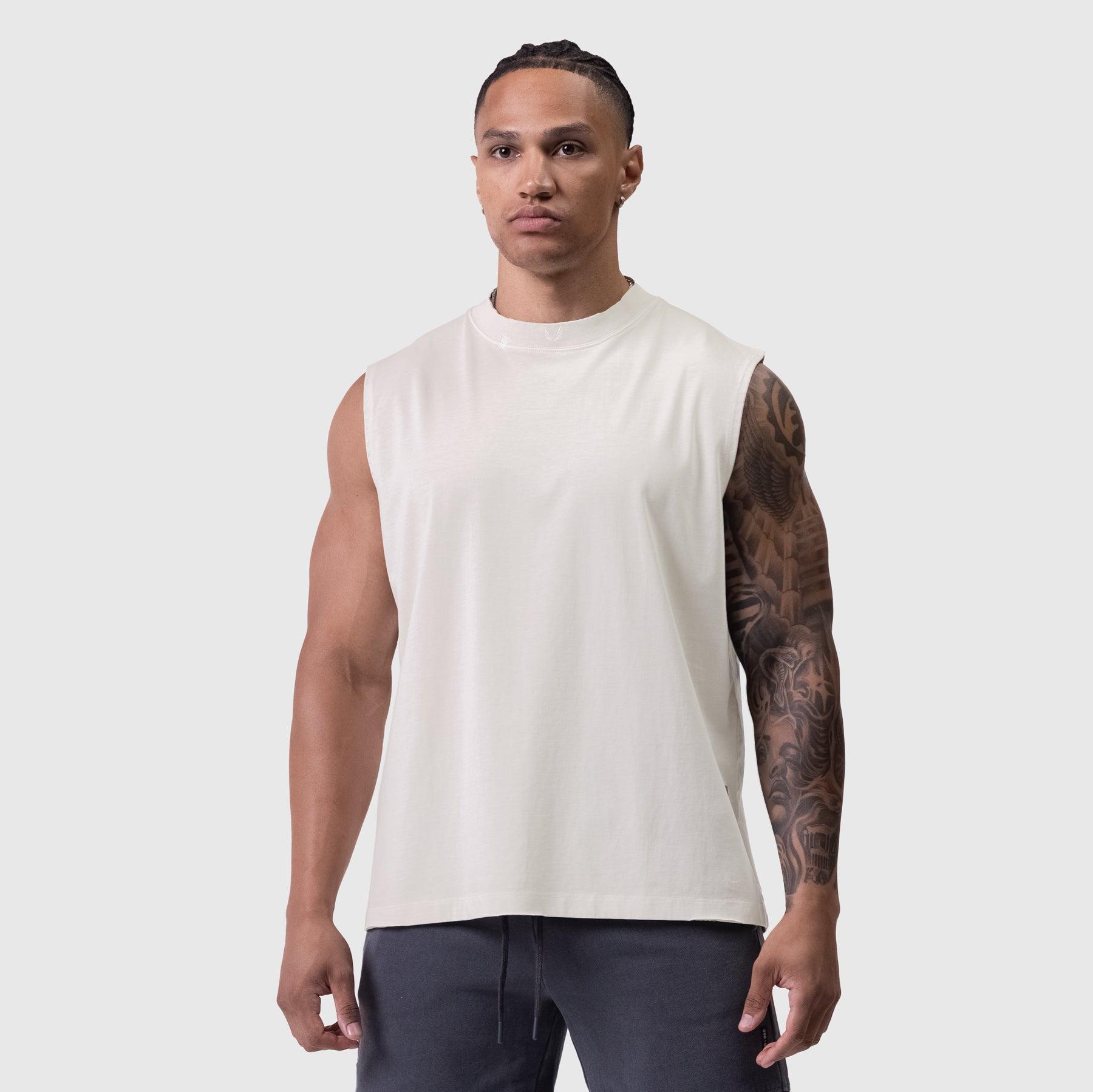 0807. Tech Essential™ Relaxed Cutoff - Faded Stone Product Image
