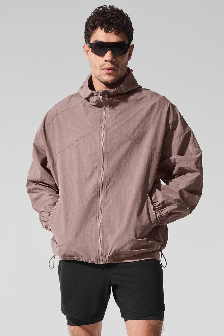 Vantage Nylon Ripstop Track Jacket - Mushroom Product Image