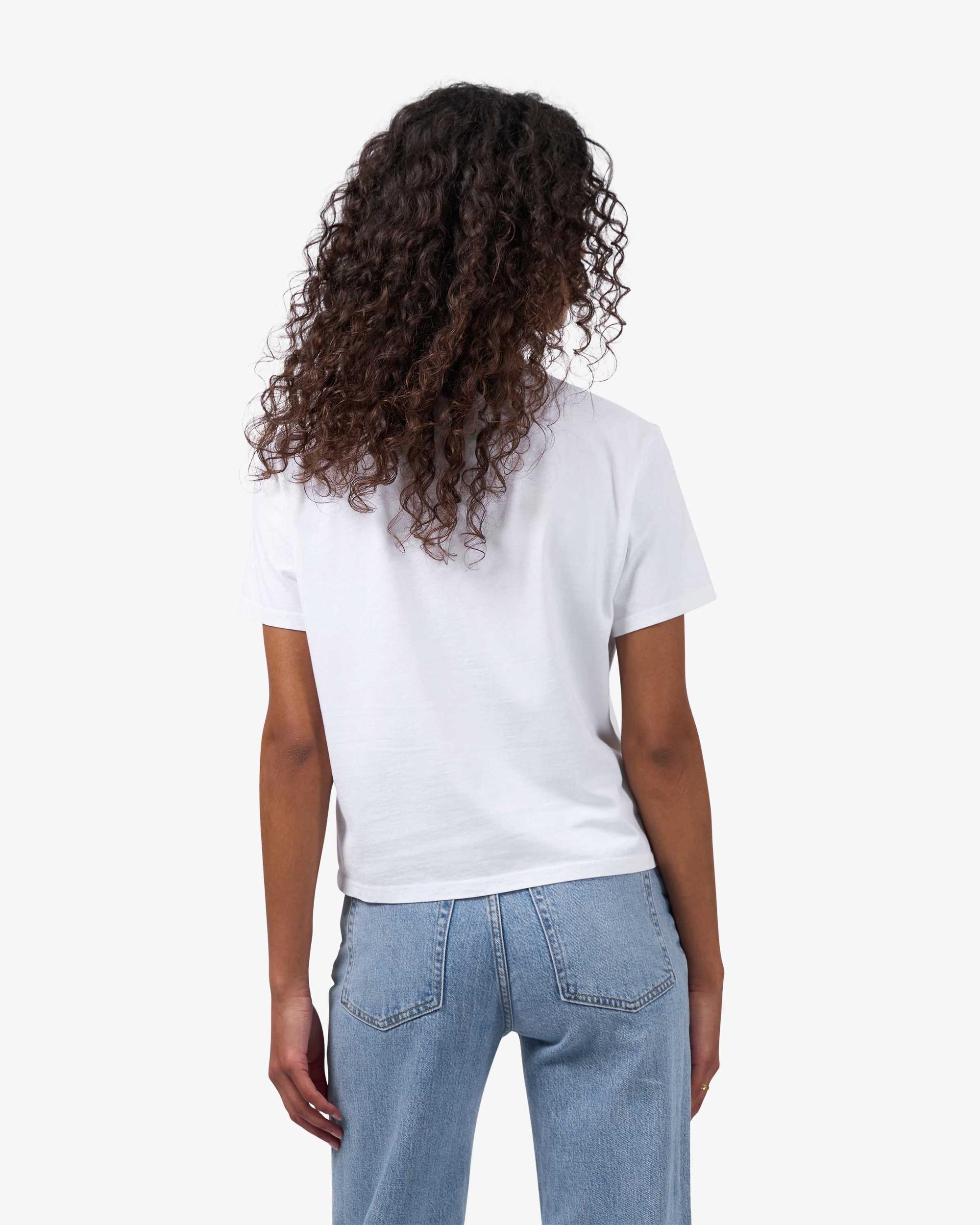Organic Boxy Crop Tee - Burned Yellow Product Image