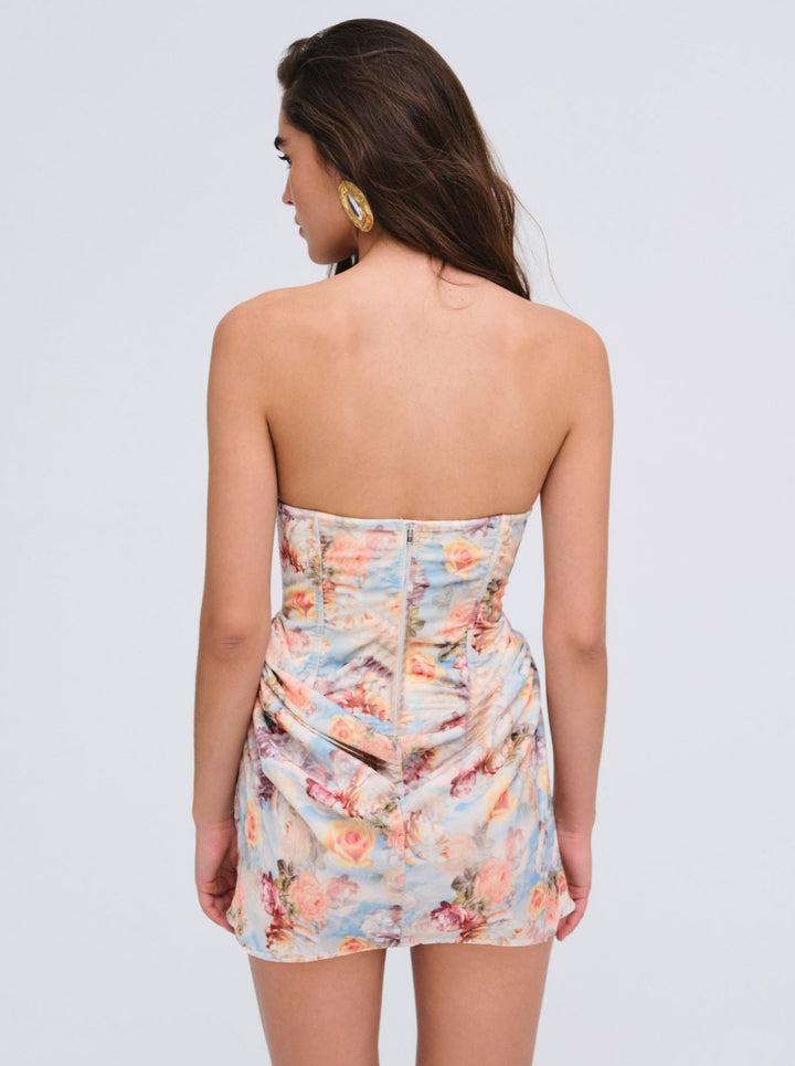 Delphine Mini Dress — Blue Product Image