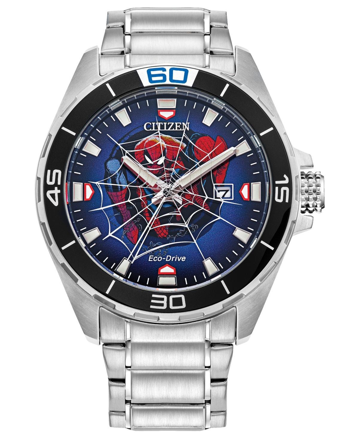 Men's Citizen Eco-DriveÂ® Â©Marvel Spider-Man Watch with Blue Dial (Model: Bm7610-52W) Product Image