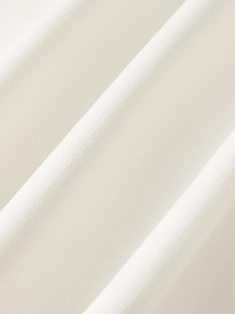 Acetate Single-Breasted Women Crop Blazer Product Image