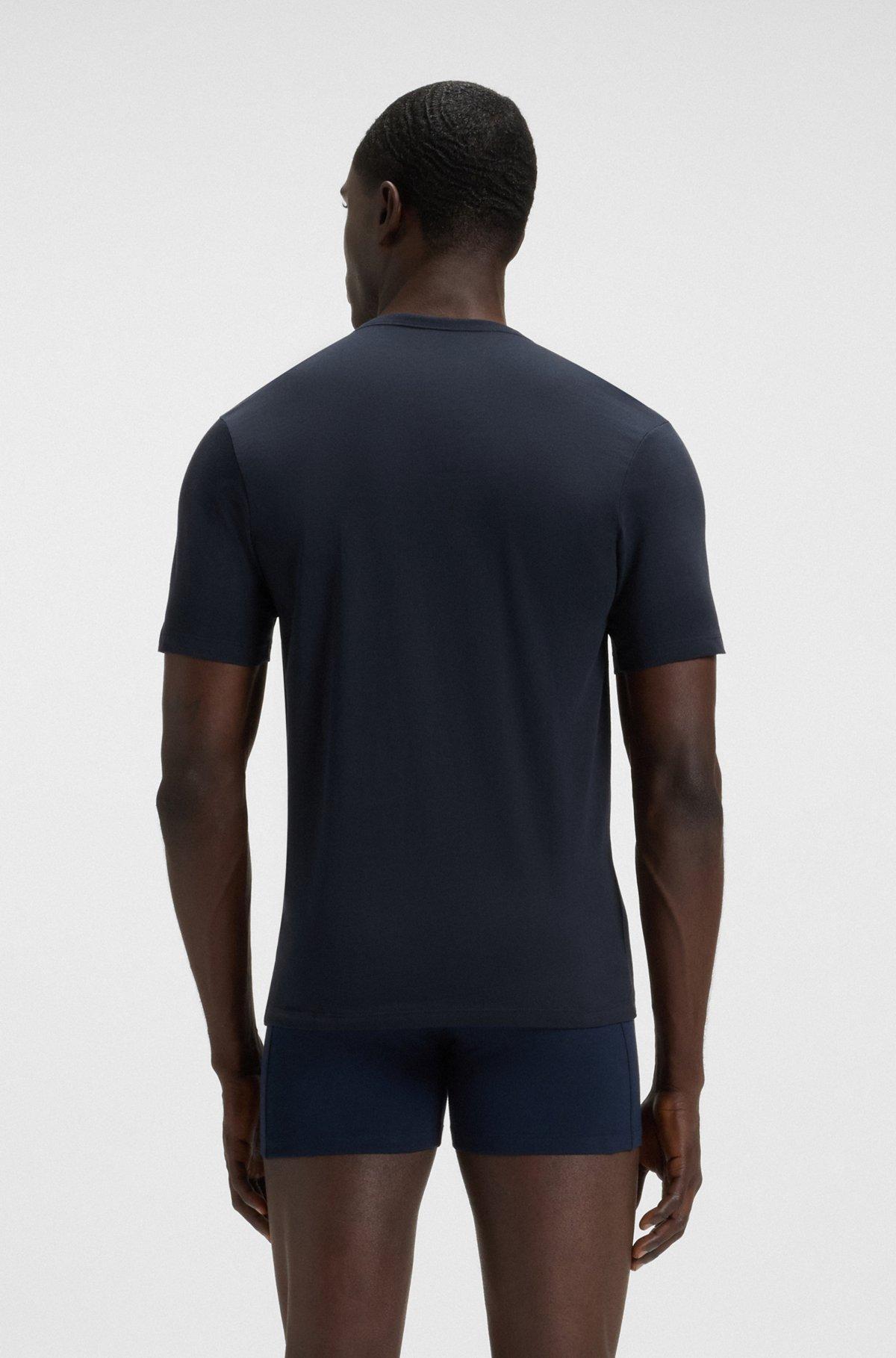 Three-pack of logo-embroidered T-shirts in cotton Product Image