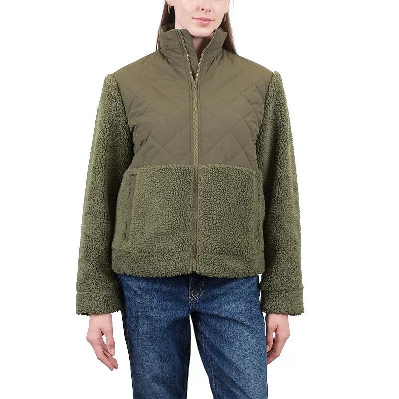 Women's Mountain and Isles Sherpa Jacket with Quilted Upper,  Product Image