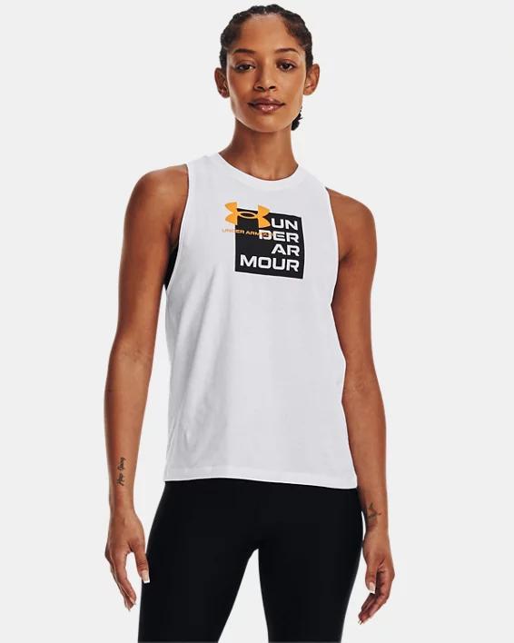 Women's UA Stacked Box Muscle Tank Product Image