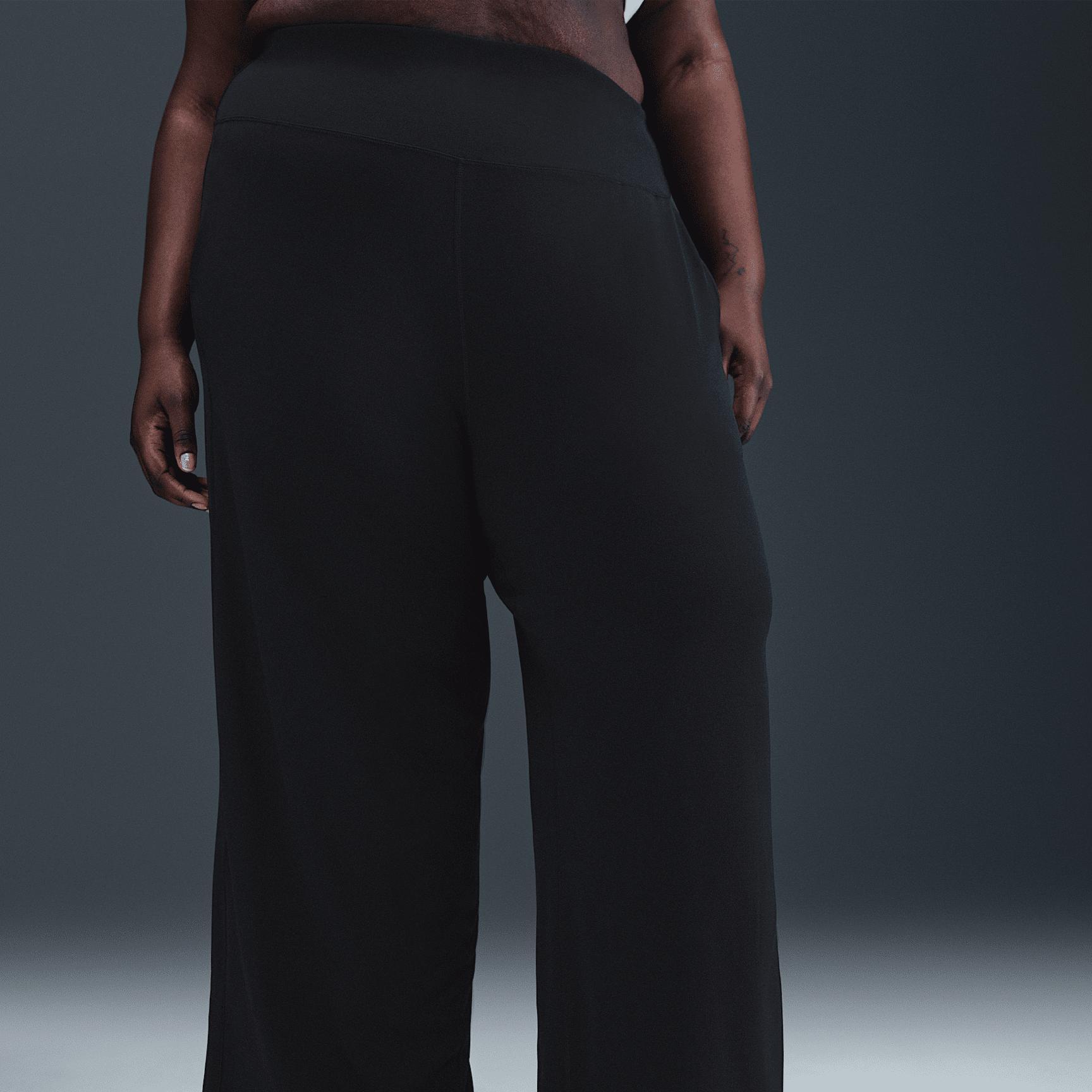 Nike Zenvy Women's Dri-FIT High-Waisted Wide-Leg Pants (Plus Size) Product Image