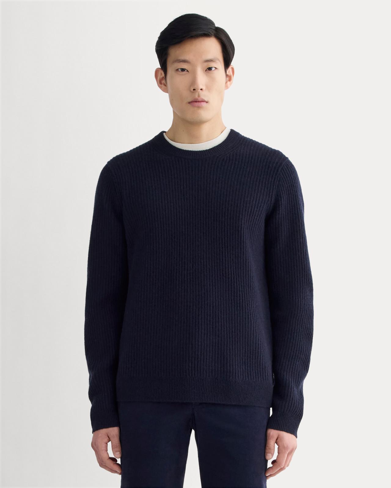 Mens Fisherman Crew in Wool Cashmere Sweater by Everlane Product Image