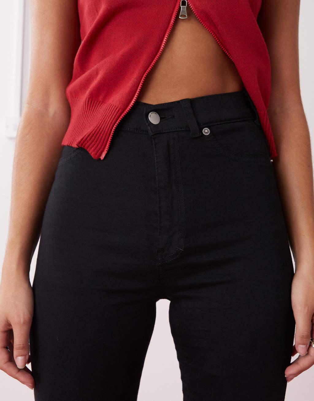 Dr Denim Solitaire high rise super skinny jeans Product Image