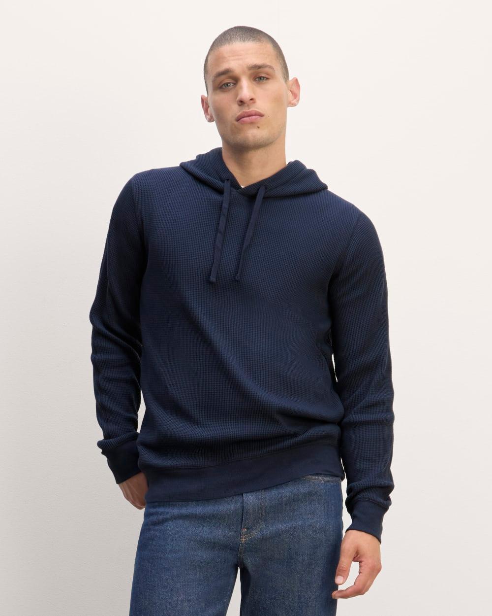 Mens Waffle-Knit Hoodie by Everlane Product Image