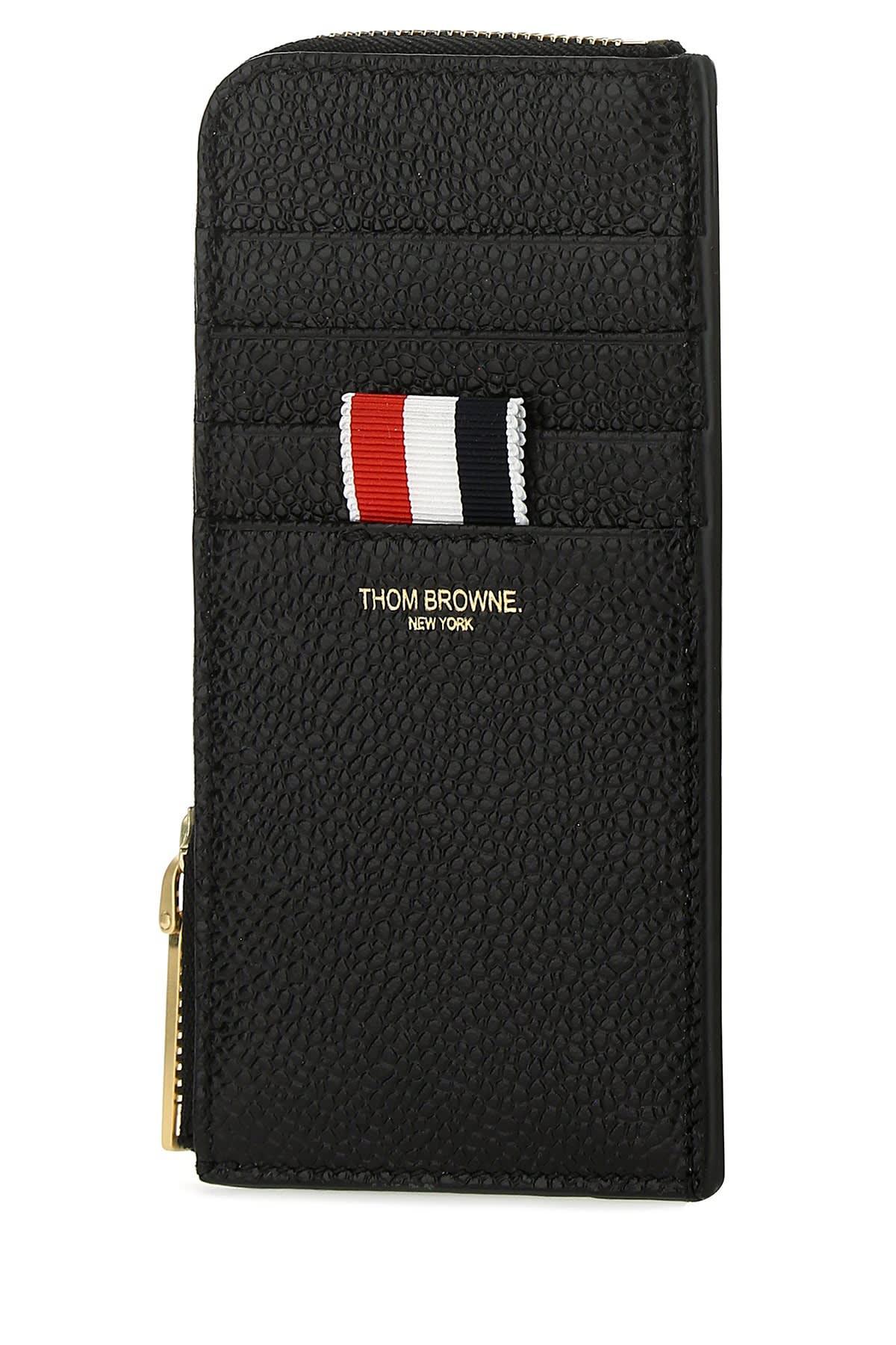 THOM BROWNE Card Holder In Black Product Image