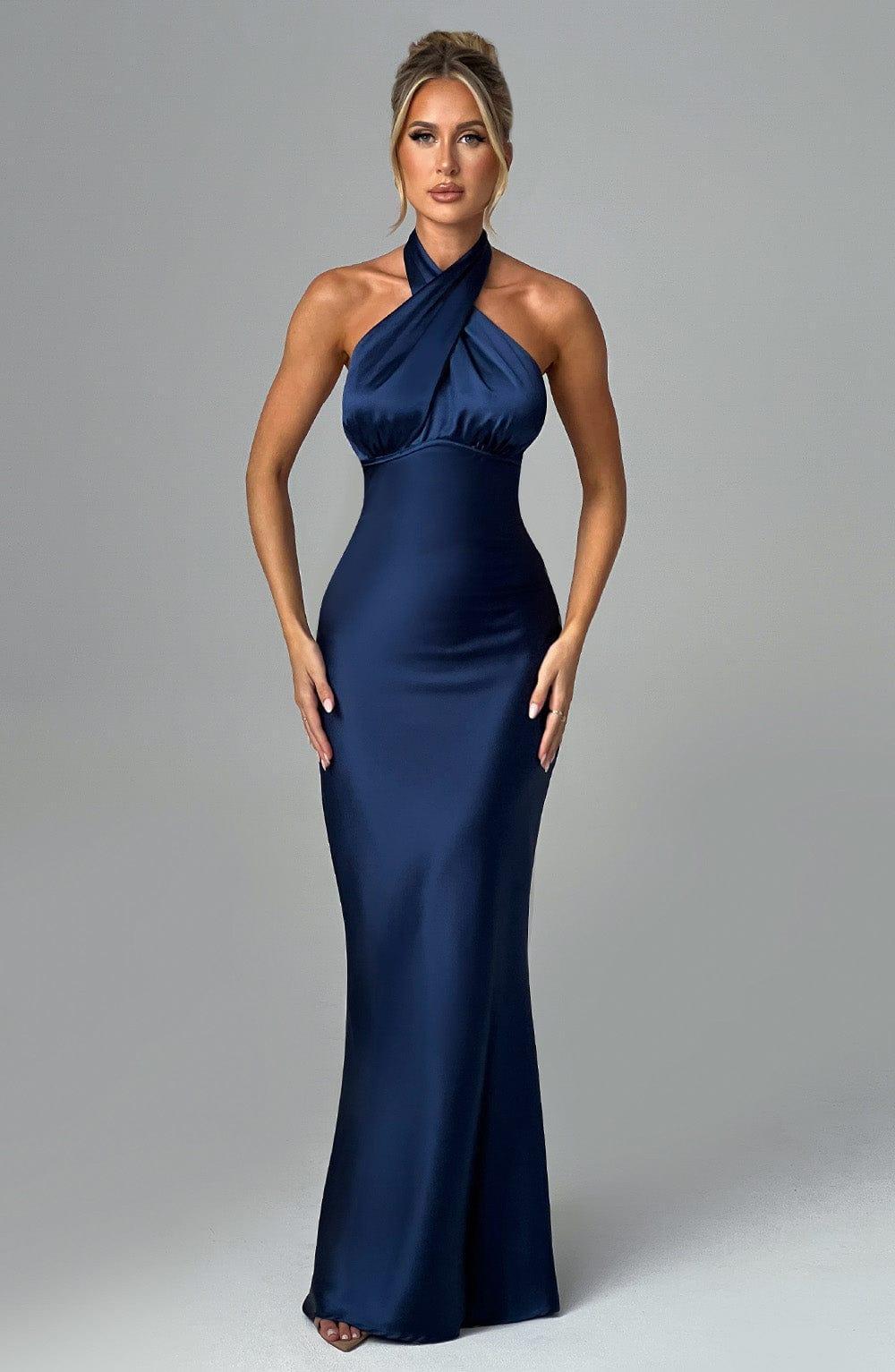 Dimitra Maxi Dress - Navy Product Image