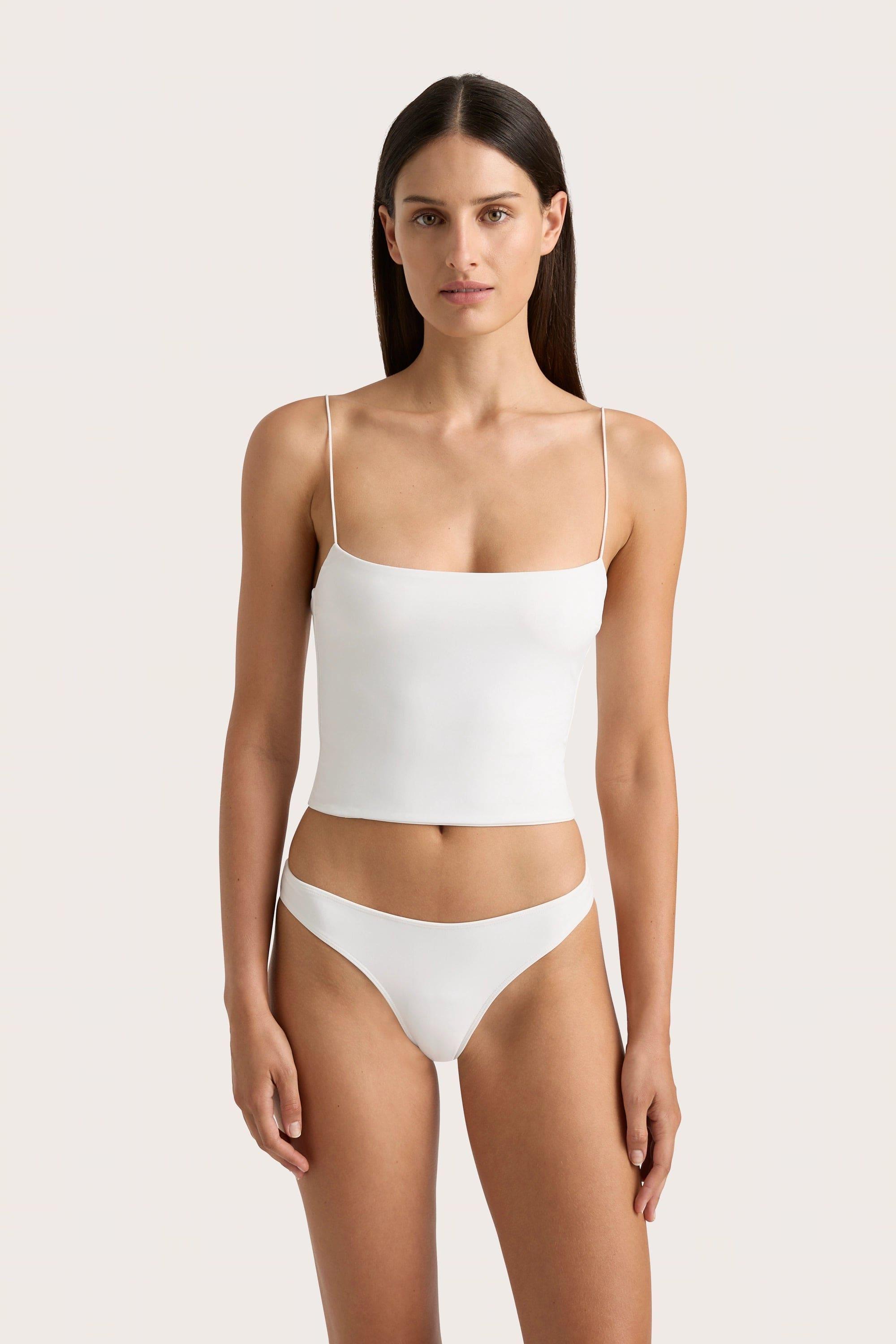 Farrah Bikini Top White - Final Sale Product Image