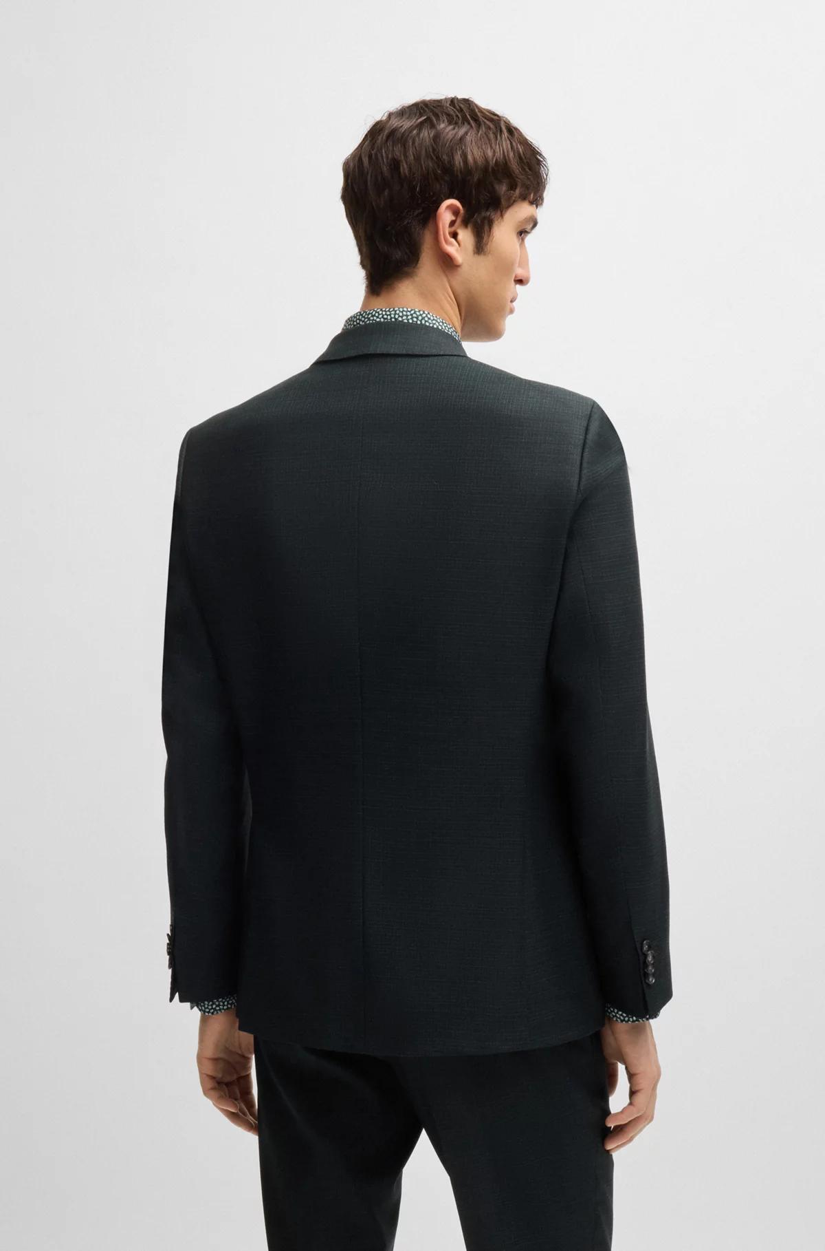 Boss Slim-Fit Suit in Micro Patterned Stretch Wool Product Image