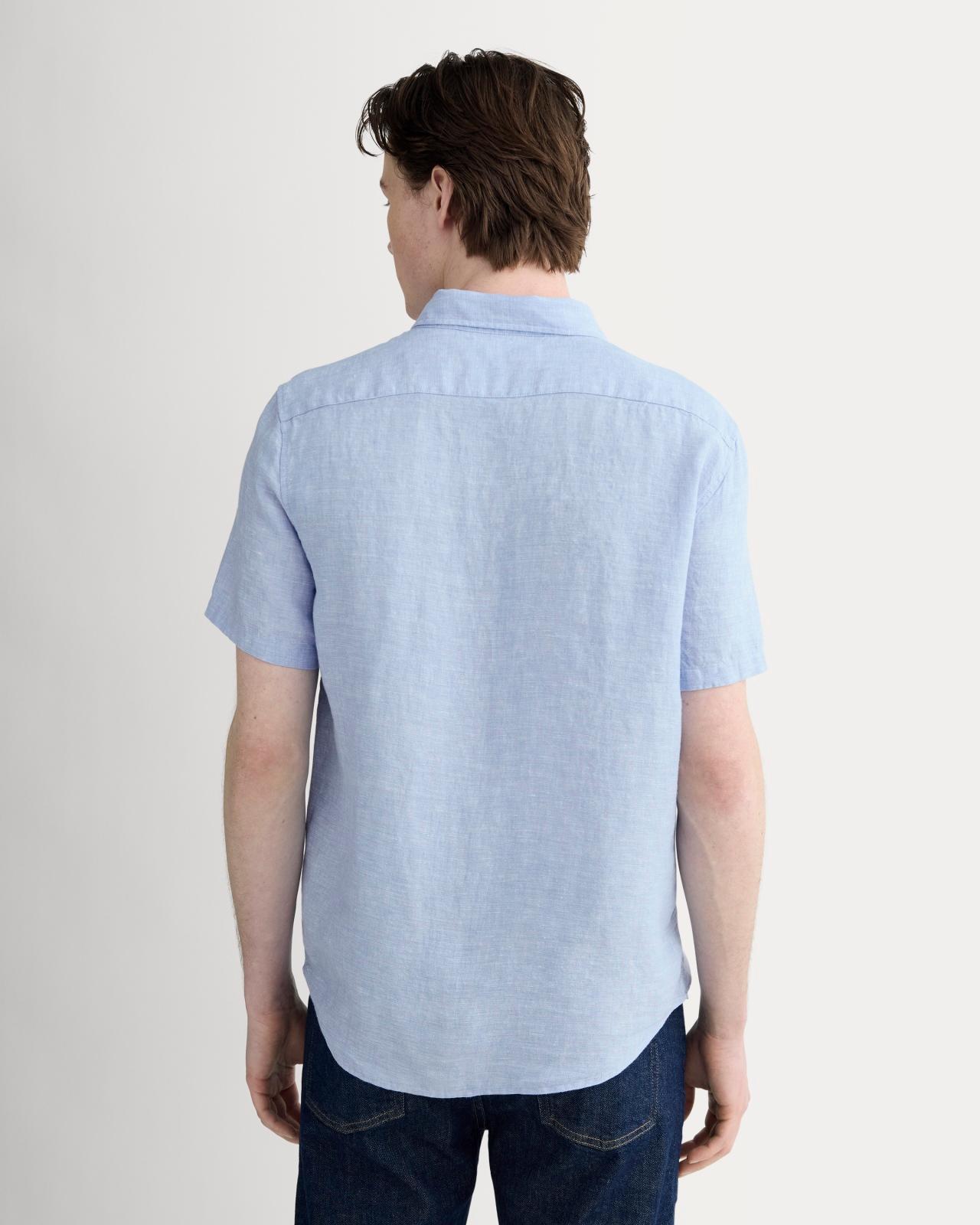 Mens Classic Short-Sleeve Shirt in Linen by Everlane Product Image