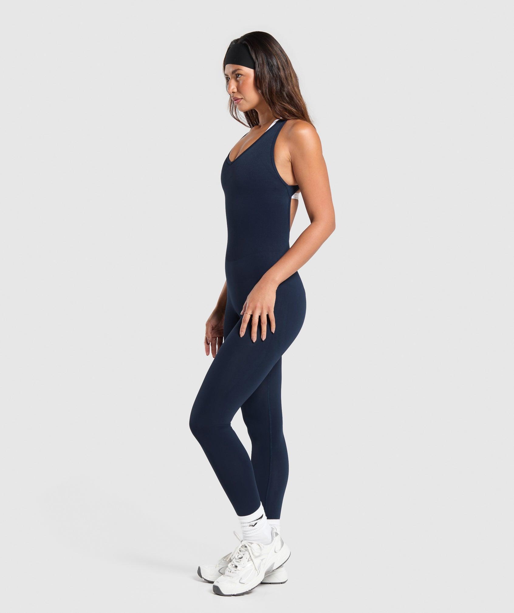 Gymshark Everyday Seamless All in One - Navy Female Product Image