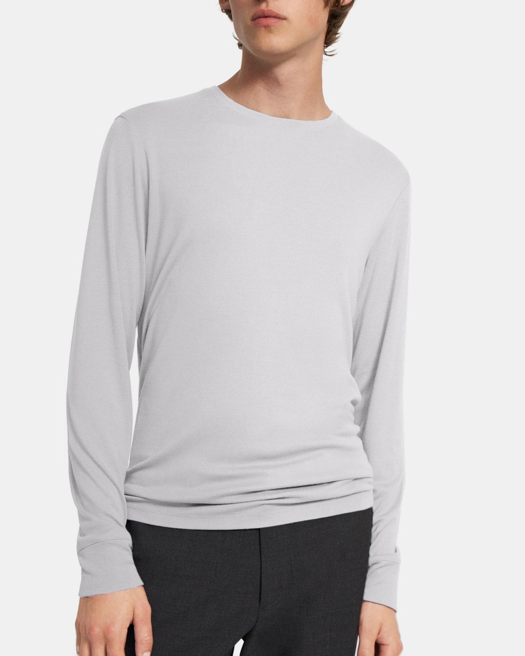 Long-Sleeve Tee in Modal Jersey Product Image