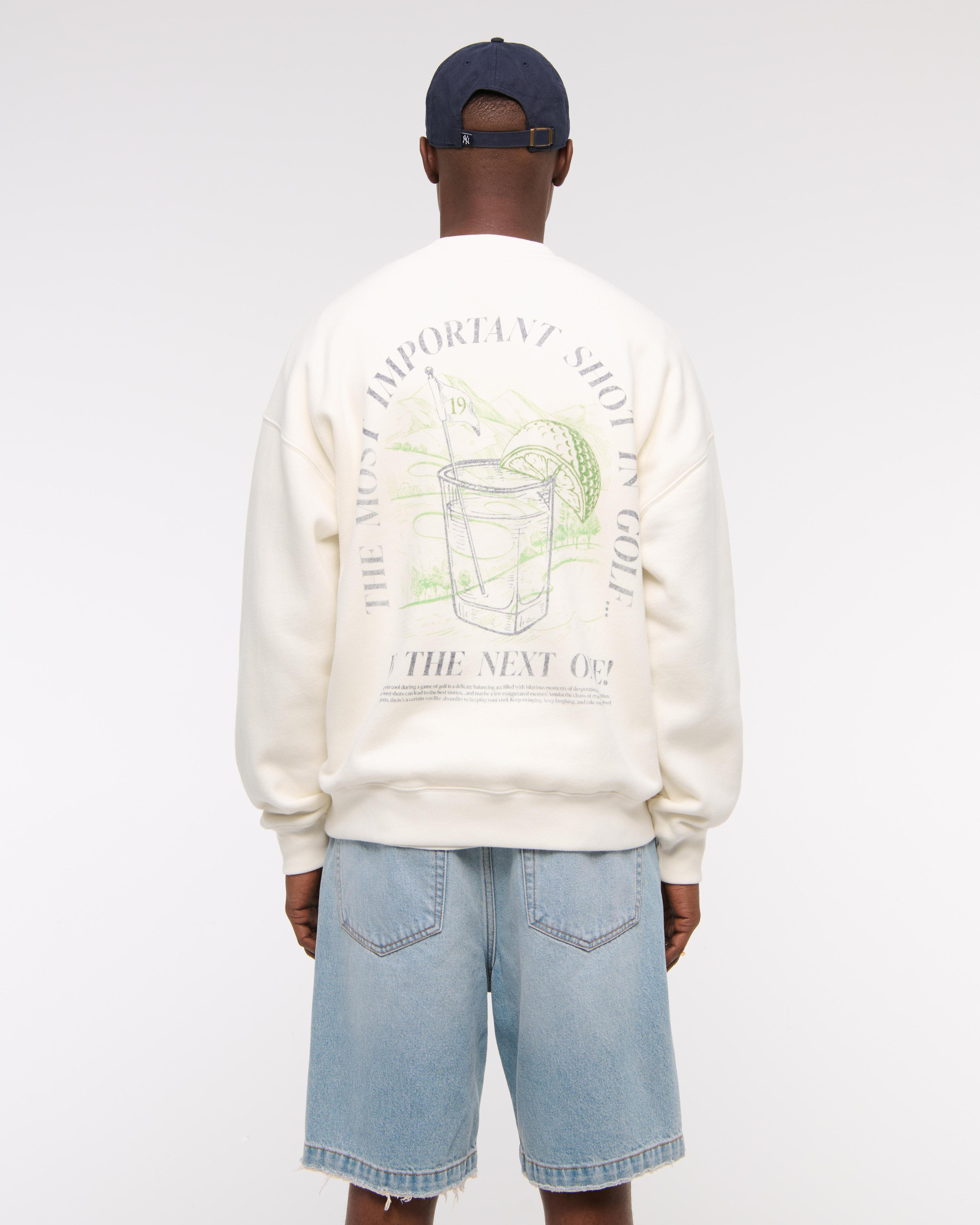 Golf Graphic Crew Sweatshirt Product Image