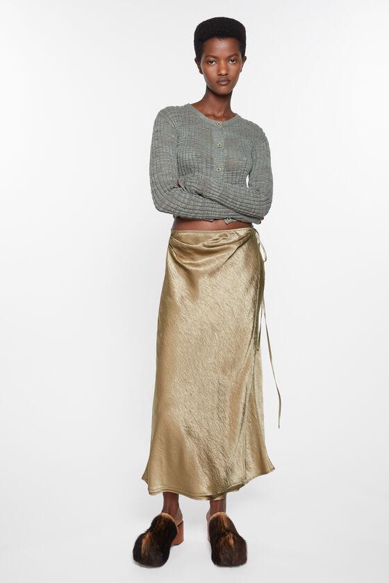 Satin wrap skirt Product Image