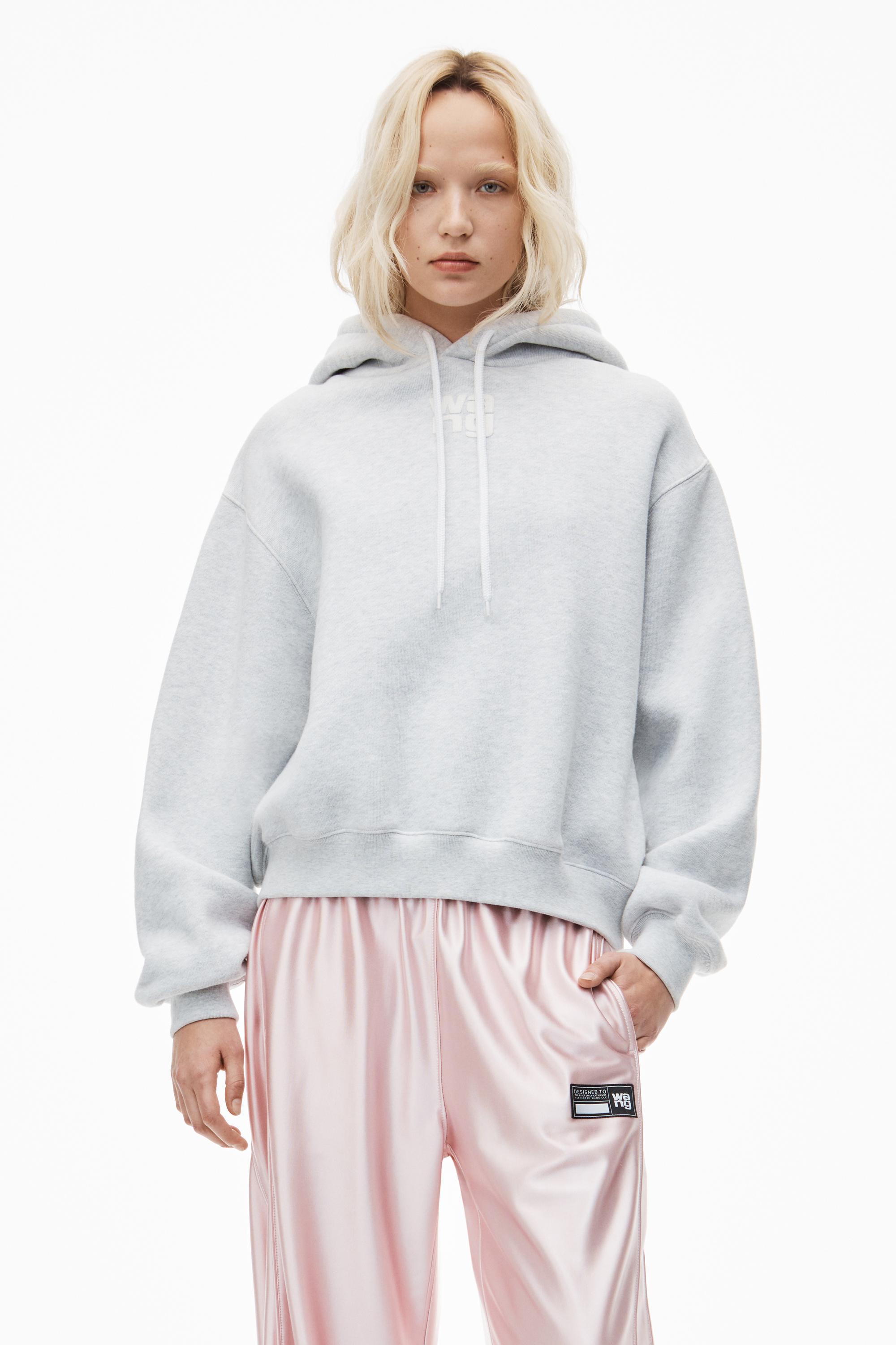 Puff Logo Hoodie In Structured Terry Product Image