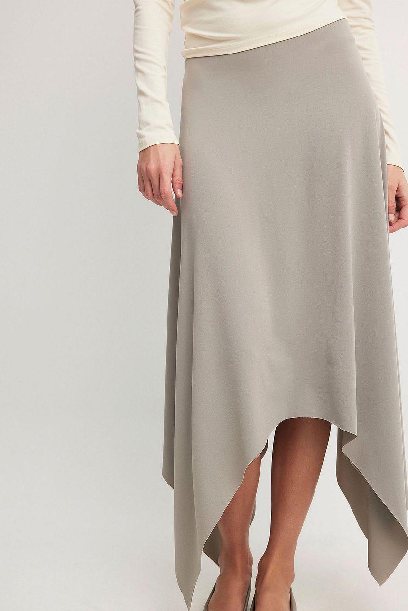Flowy Midi Jersey Skirt Product Image