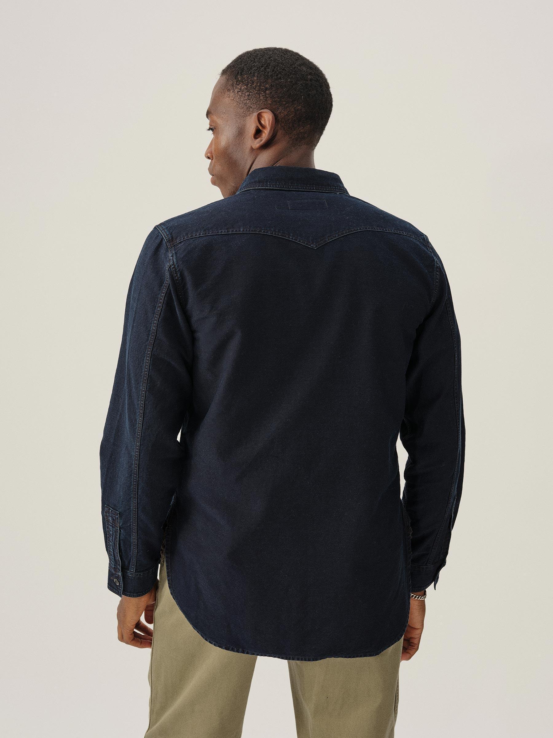 Dark Navy Felted Flannel Cpo Shirt Product Image