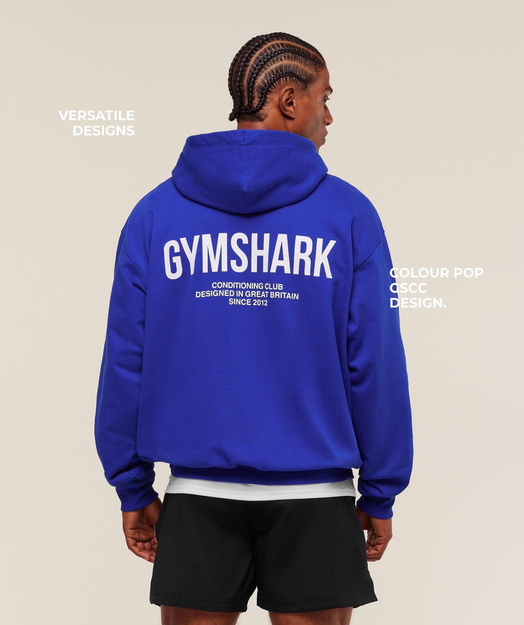Gymshark Conditioning Club Hoodie - Athletic Blue Male Product Image