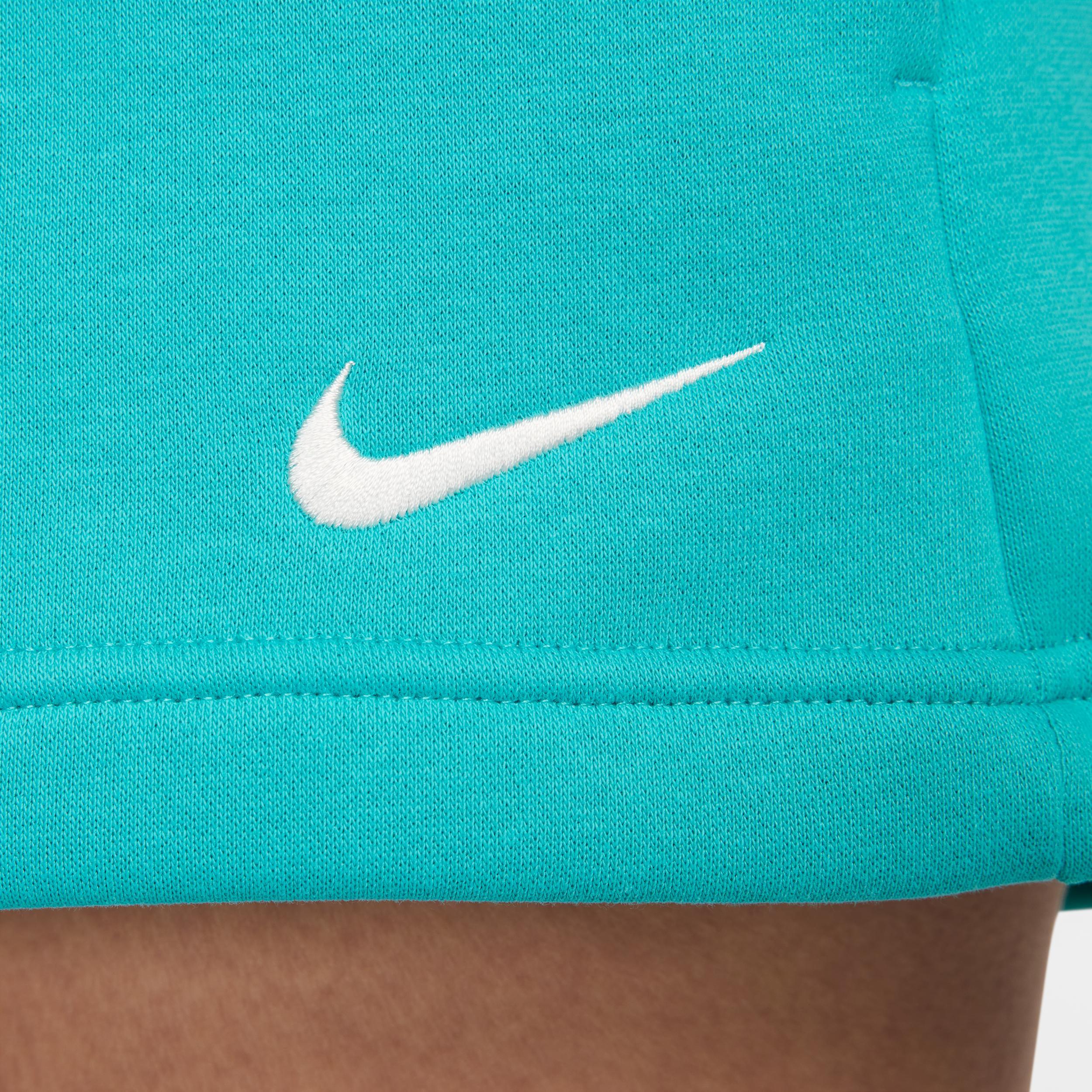 Nike Womens Nike Fleece HR Shorts - Womens Sail/Stadium Green Product Image