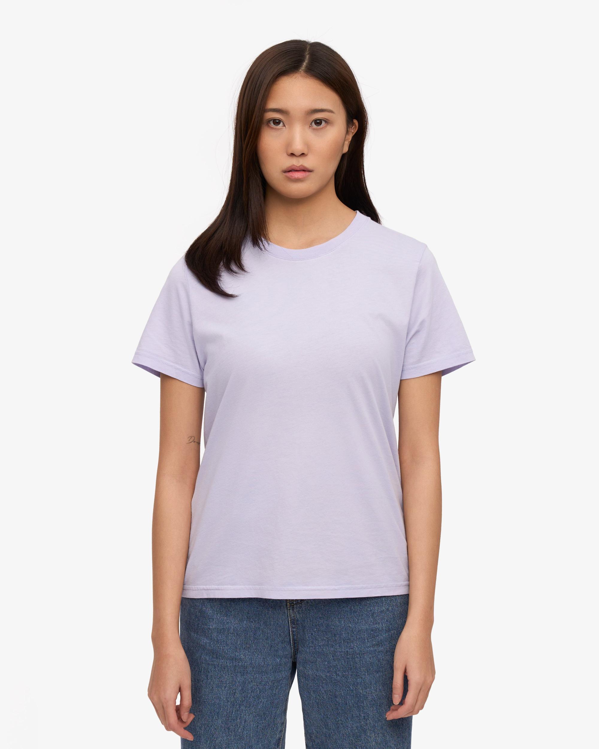 Women Light Organic Tee - Soft Lavender Product Image
