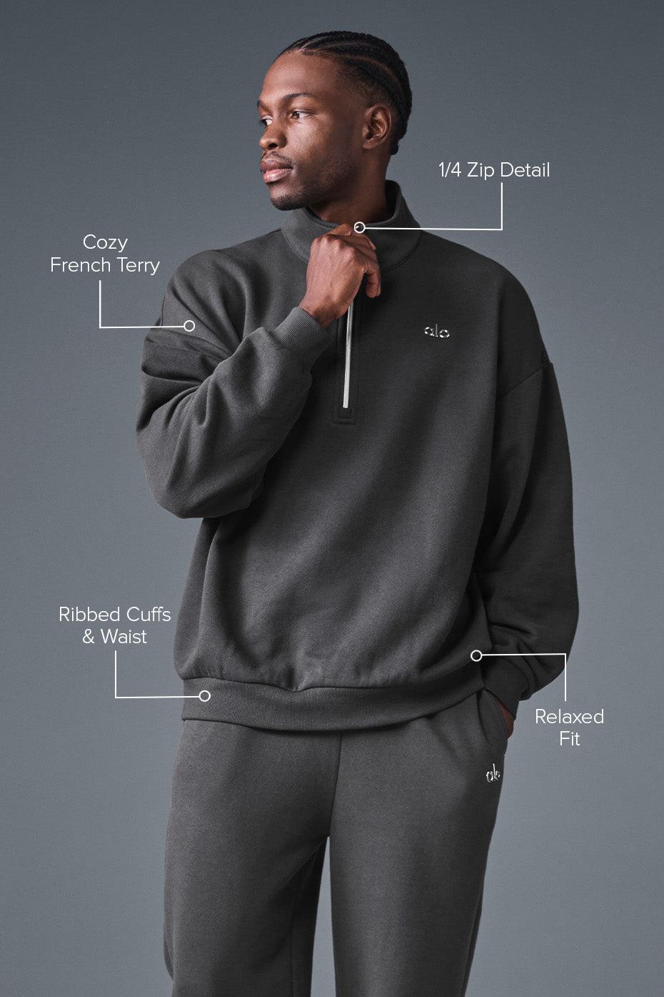 Accolade 1/4 Zip Pullover - Anthracite Product Image