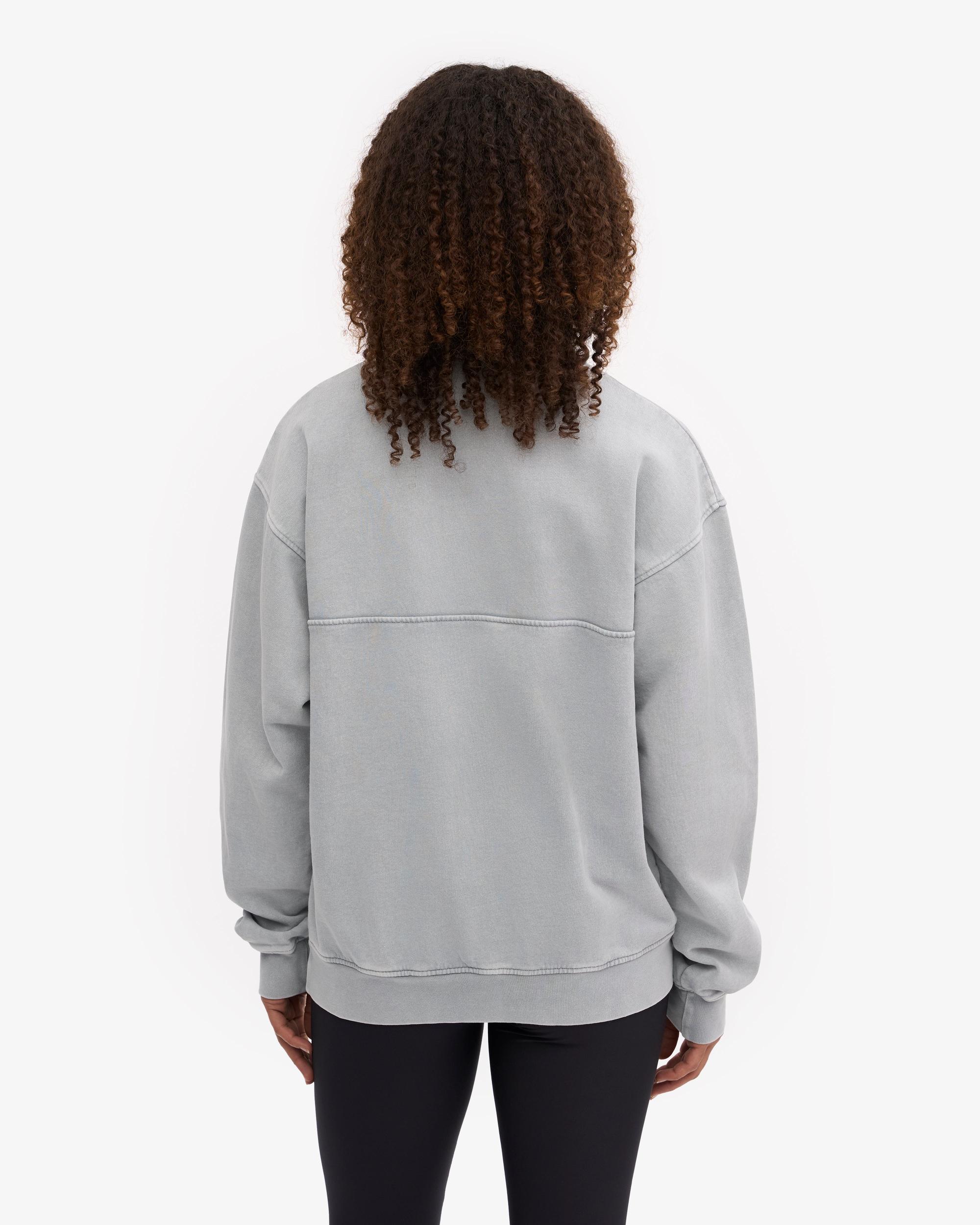 Organic Quarter Zip - Faded Grey Product Image