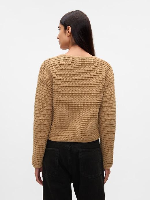 Textured Sweater Jacket Product Image