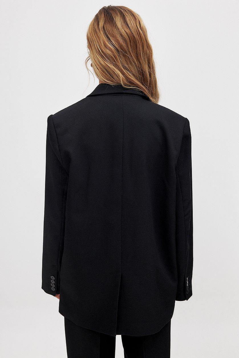 Oversized Twill Blazer Product Image