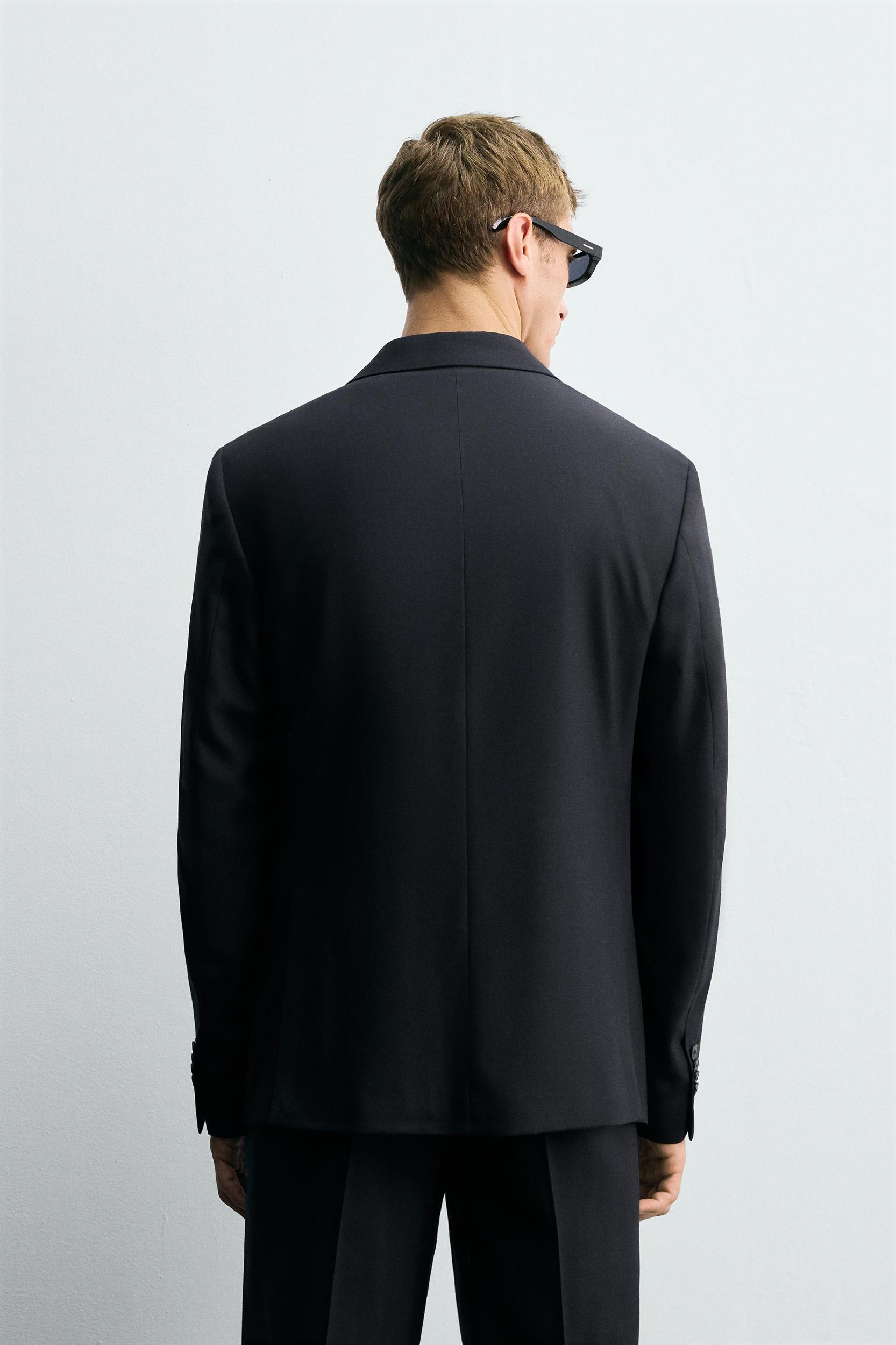 HERRINGBONE SUIT BLAZER Product Image