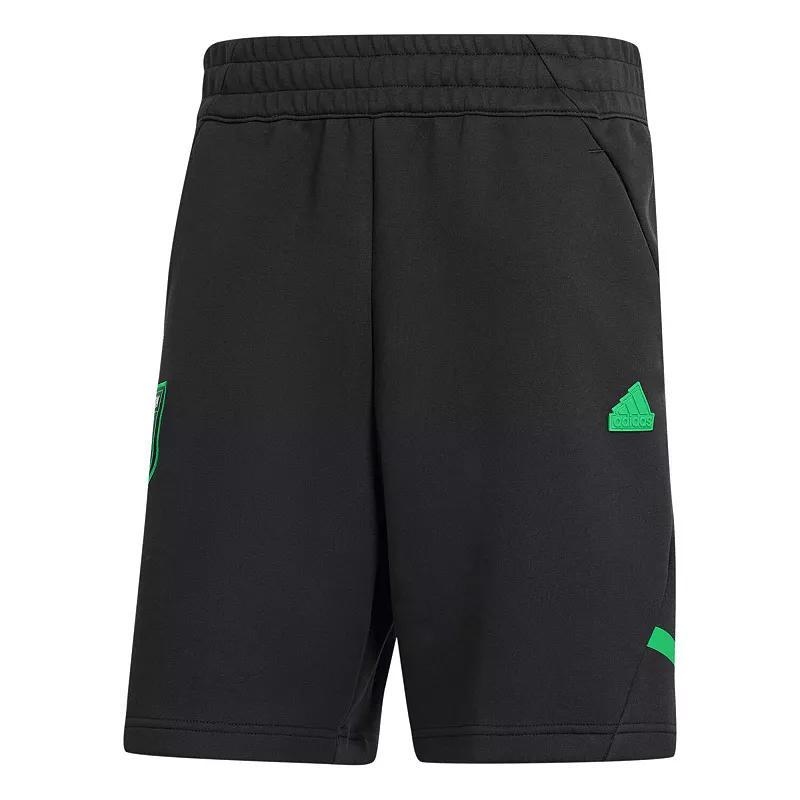 Mens adidas Black Austin FC 2024 Travel Shorts Product Image