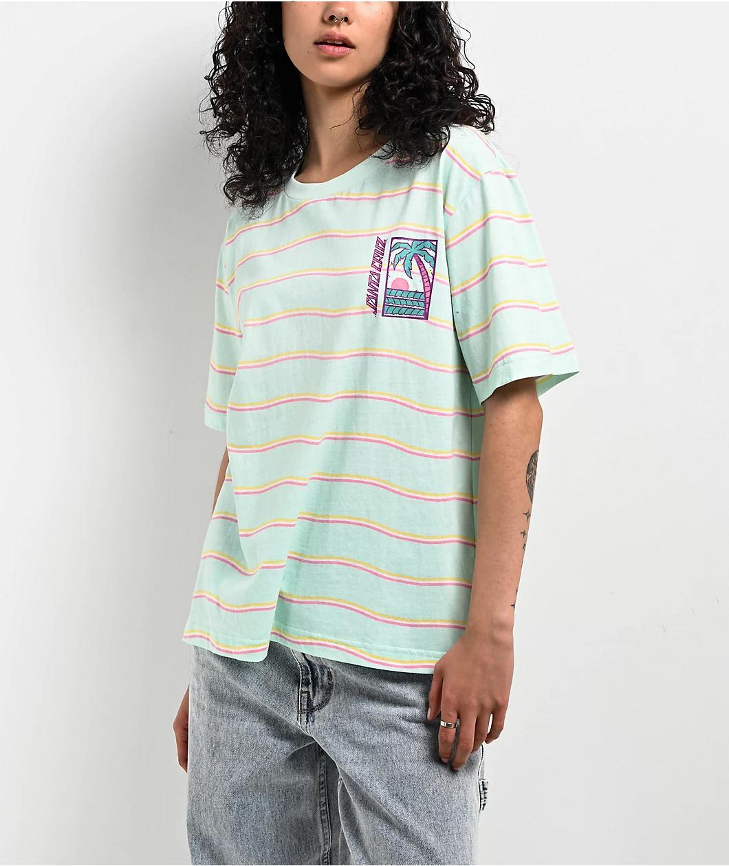 Santa Cruz Paradise Break Oversized Seafoam T-Shirt Product Image