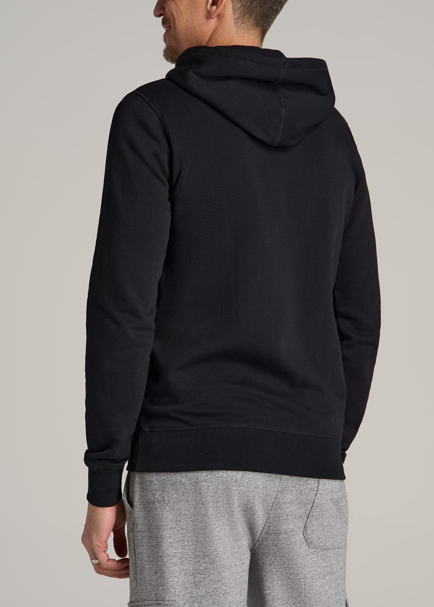 Wearever Fleece Pullover Men's Tall Hoodie in Black Product Image