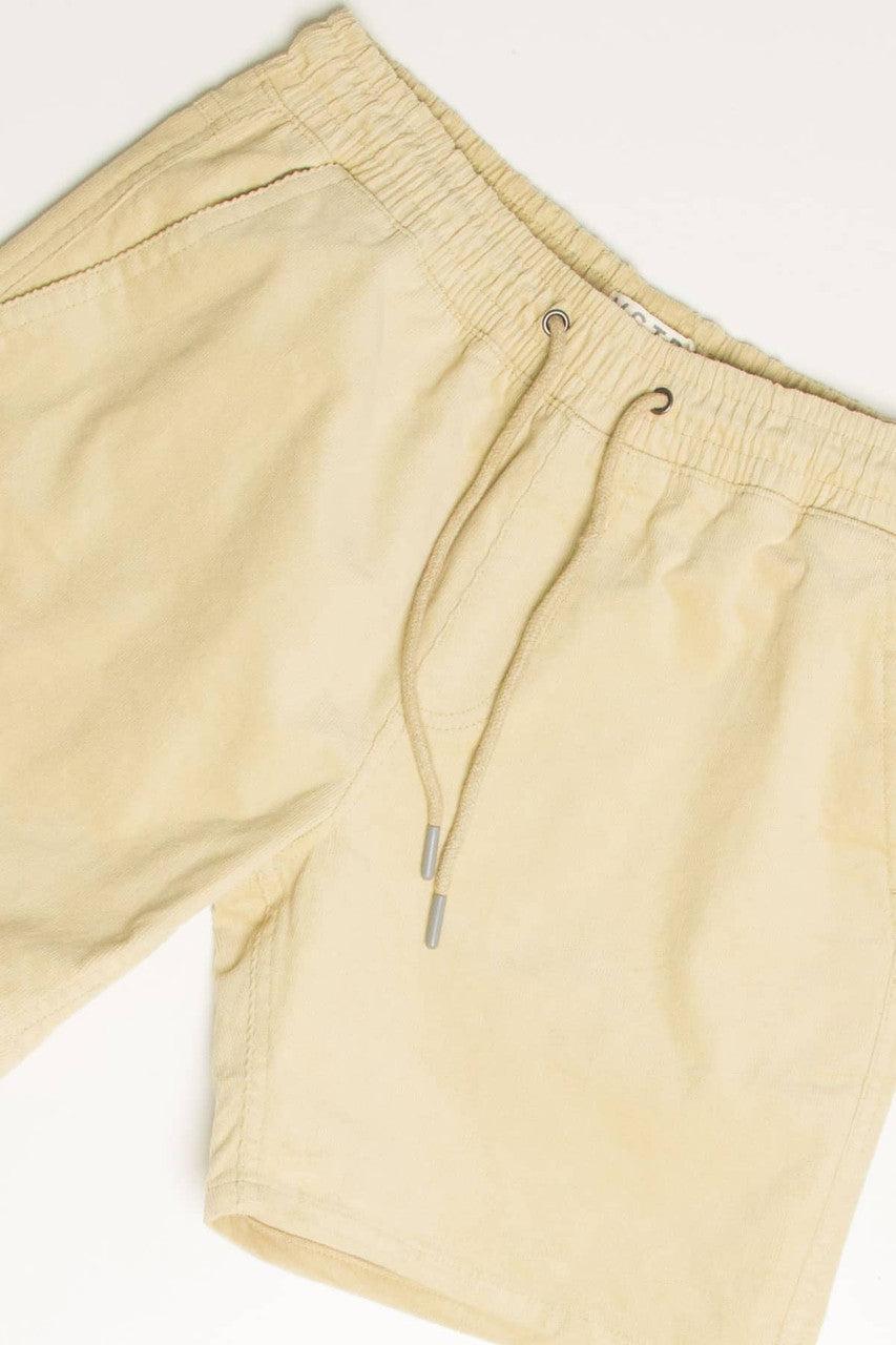 Pale Khaki Corduroy Shorts Product Image
