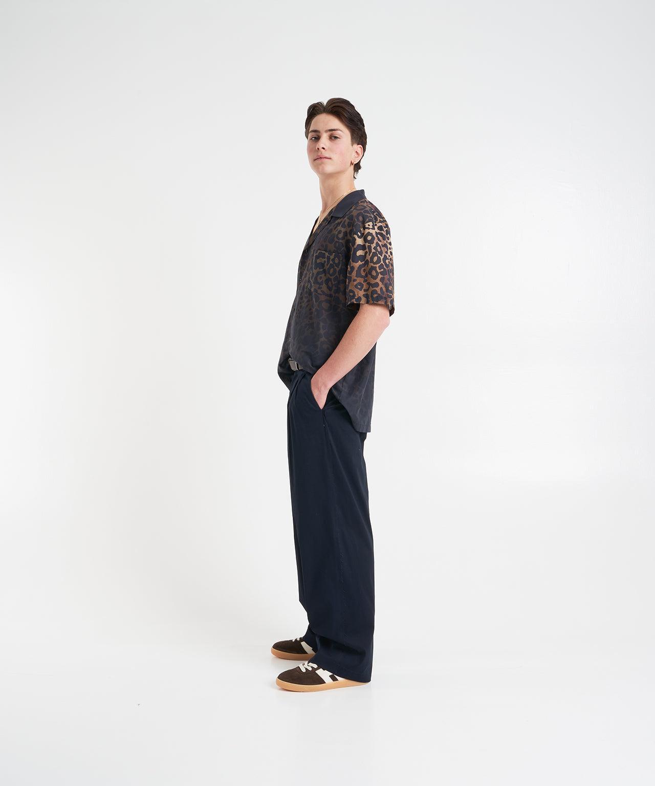 Pleated wide leg pants Product Image