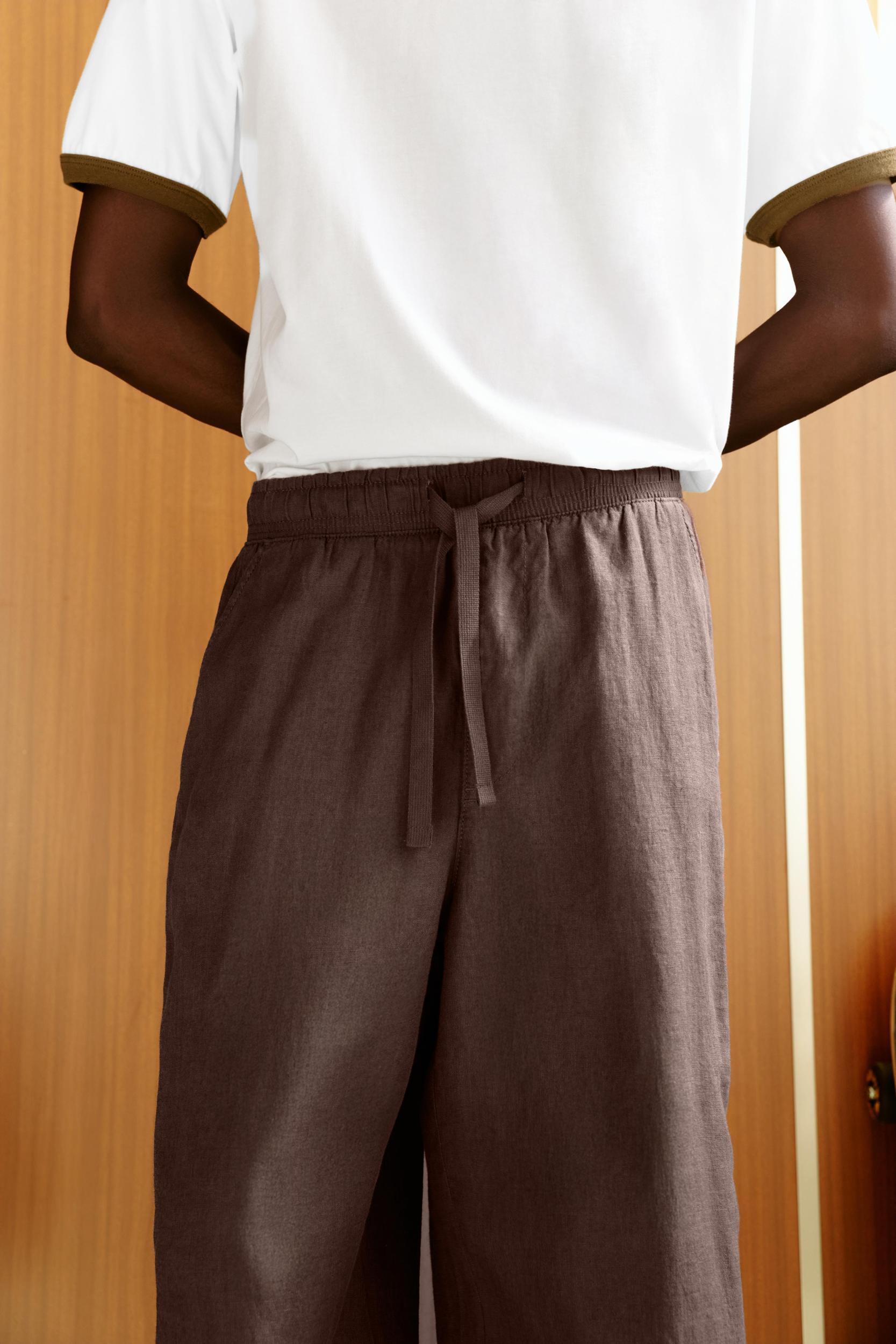 100% linen sweatpants Product Image