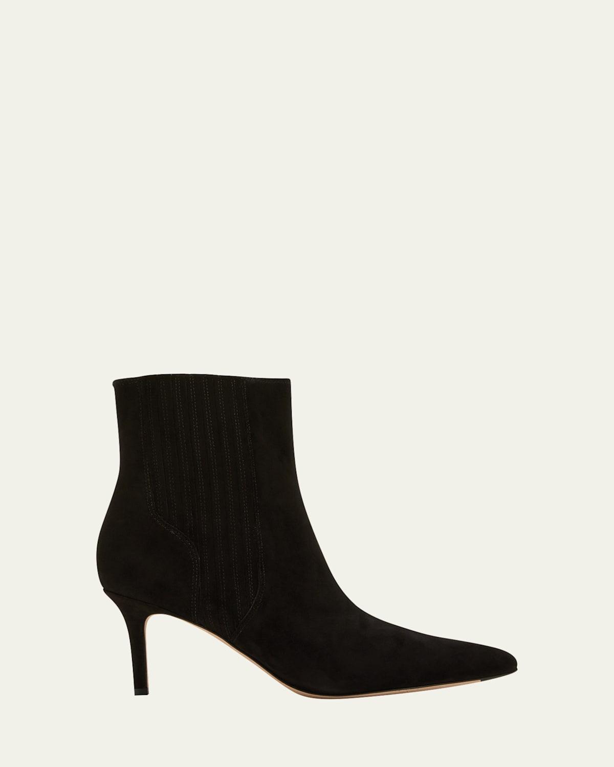 Lisa Suede Stiletto Ankle Booties Product Image