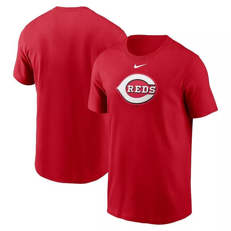 Men's Nike Red Cincinnati Reds Fuse Logo T-Shirt, Size: Small, Red Red Product Image