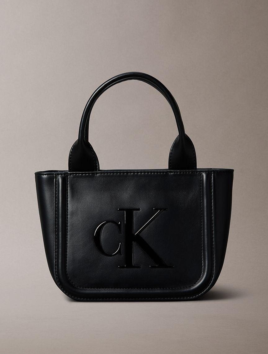 Embossed Monogram Logo Small Tote Bag Product Image