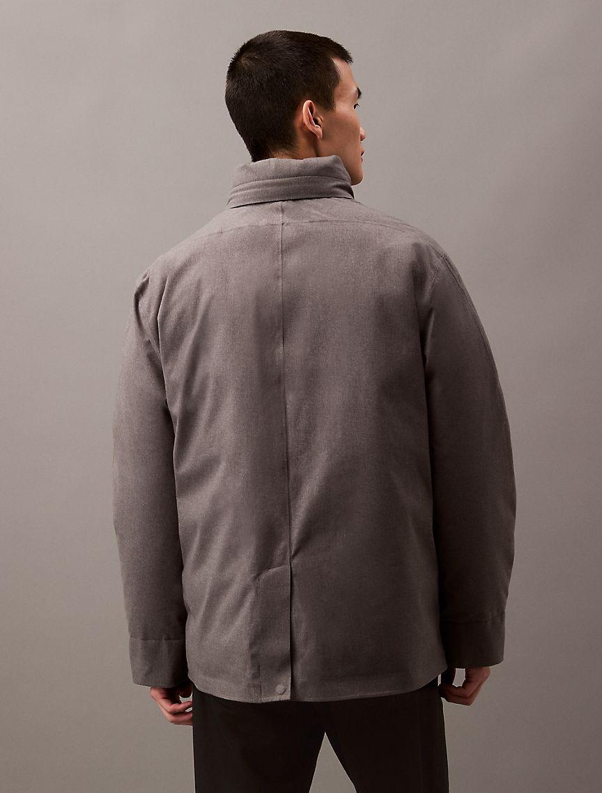 Melange Tech Puffer Jacket Product Image