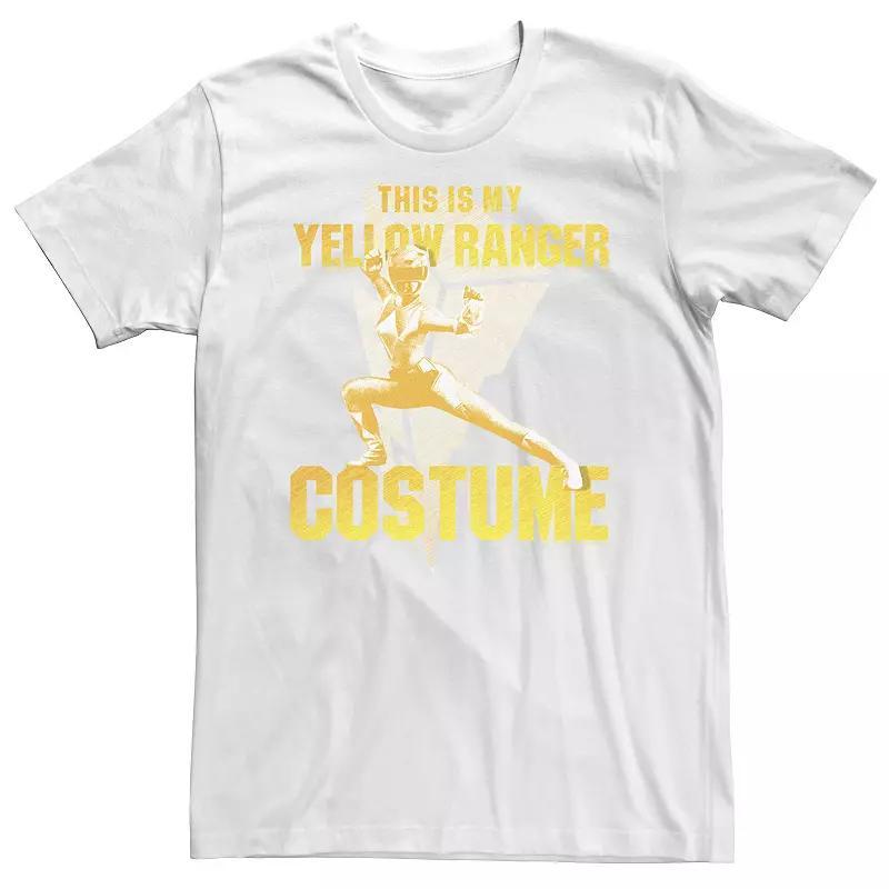 Men's Power Rangers This Is My Yellow Ranger Costume Tee, Boy's,  Product Image