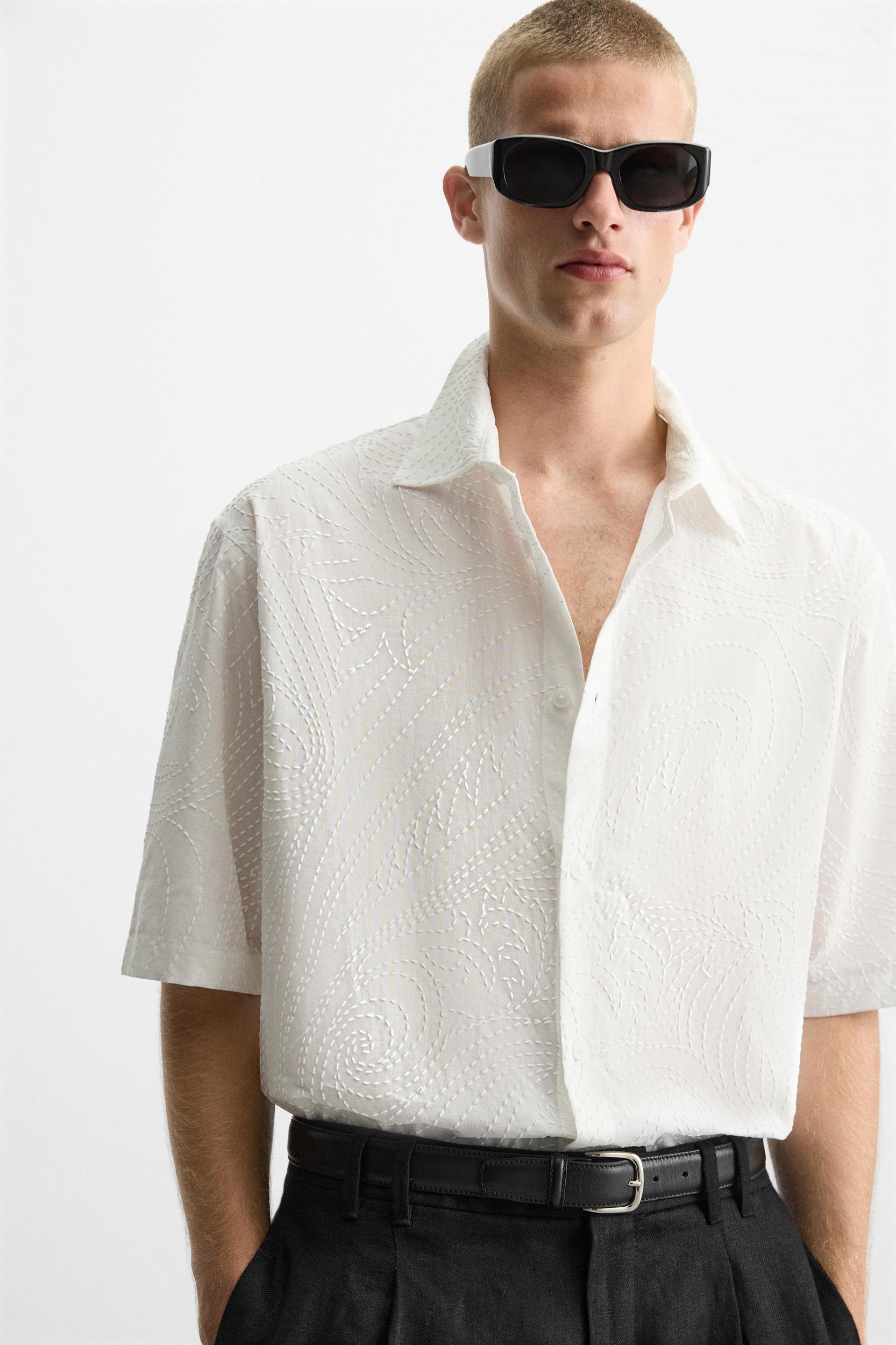 TEXTURED RELAXED FIT SHIRT Product Image
